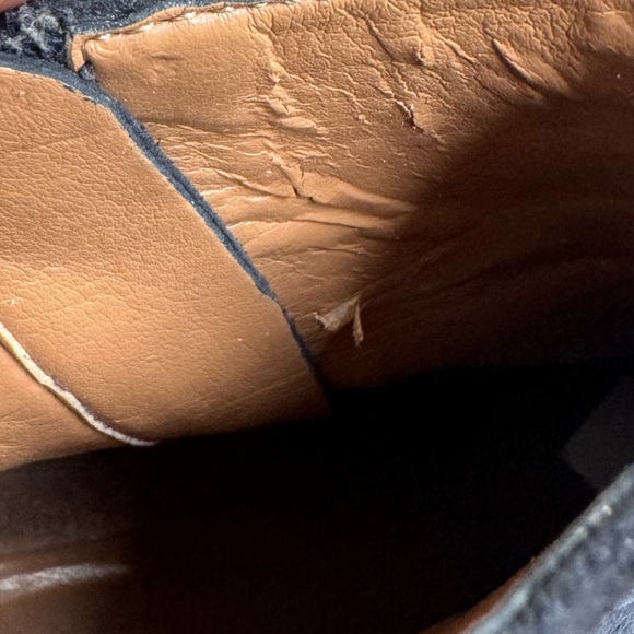 Calvin Klein Kristi Blue Suede Ankle Boots. Size 6.5 - Picture 7 of 11